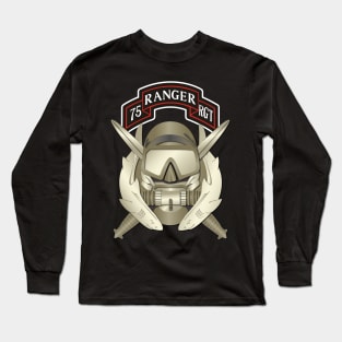 Basic Combat Diver No txt w 75th Ranger Scroll Long Sleeve T-Shirt